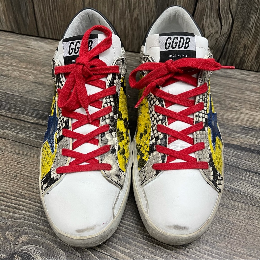 Golden Goose Superstar Sneakers Snake Patchwork - Picture 4 of 11